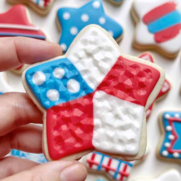 4th of July Cookies ~ 12 Patriotic Star Cookies