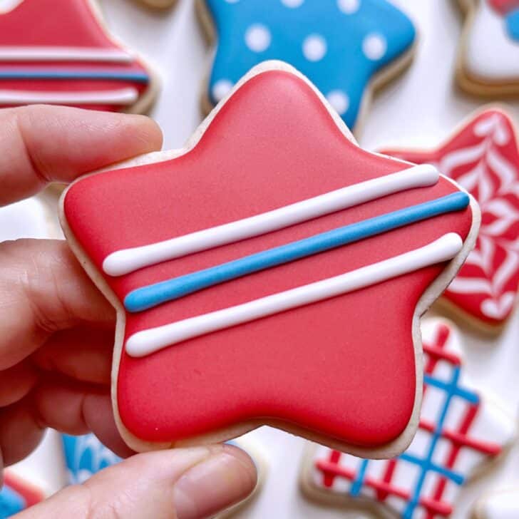 4th of July Cookies ~ 12 Patriotic Star Cookies
