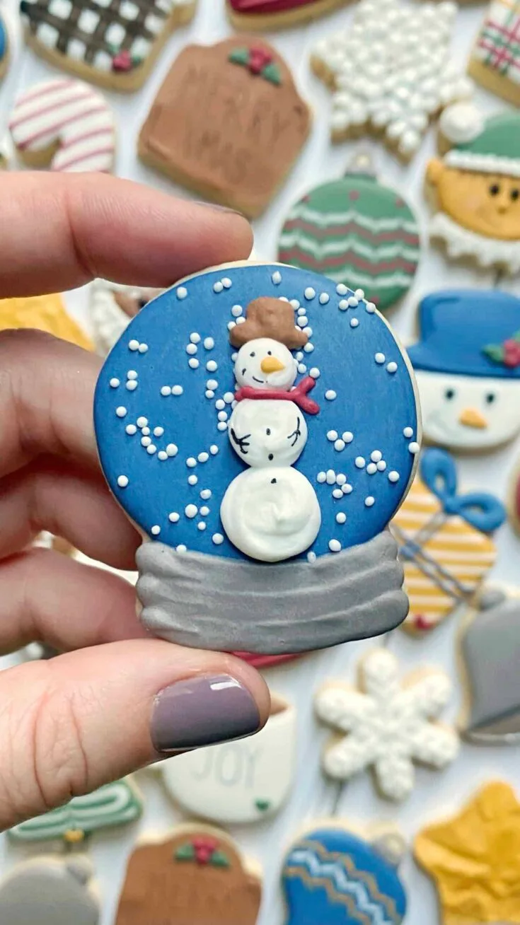 Snow Globe Sugar Cookies