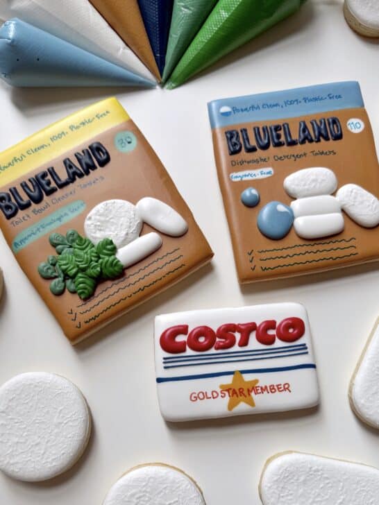 cookie decorating brand partnership with Blueland 