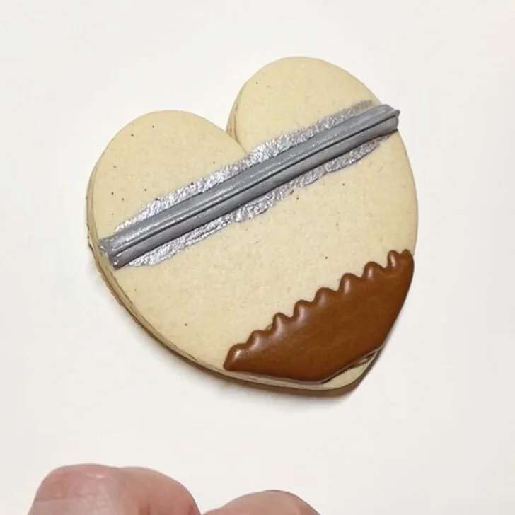 how to decorate pencil cookies with royal icing