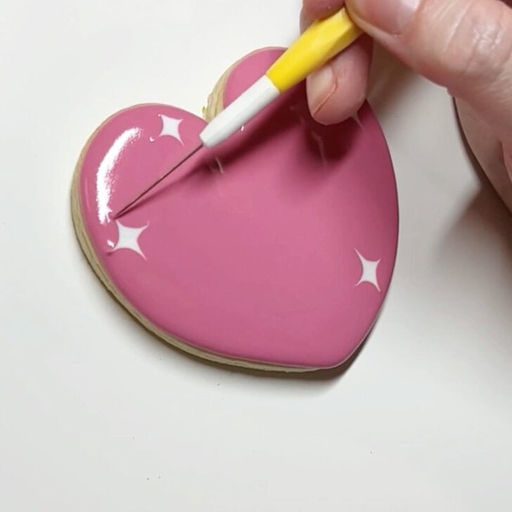 how to decorate self care cookies with royal icing