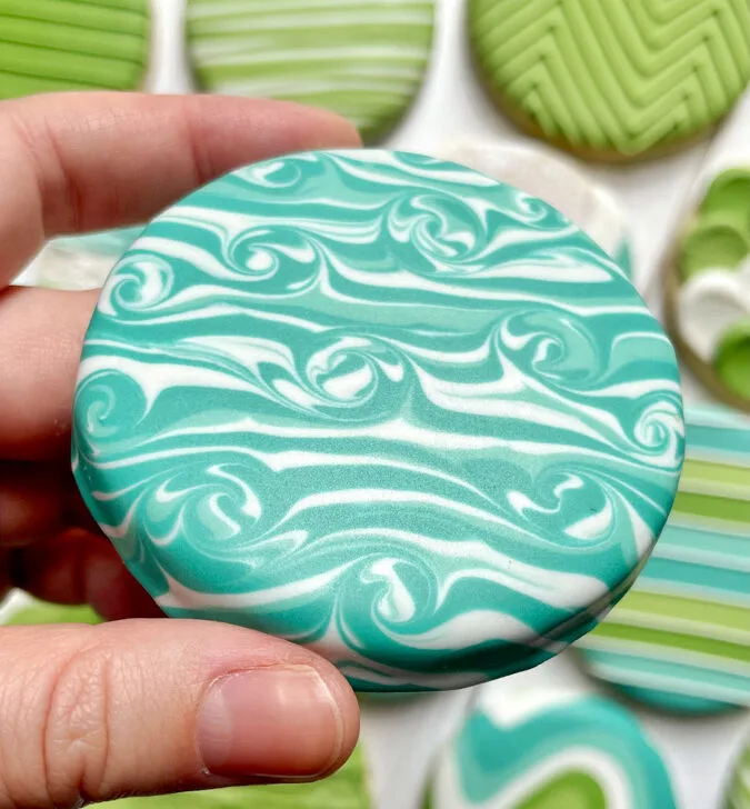 royal icing over flooding