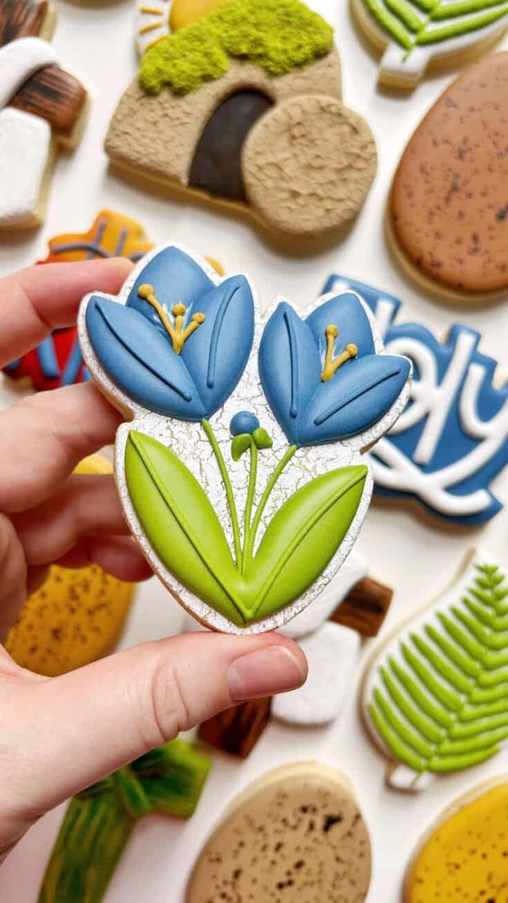 Crocus Sugar Cookies