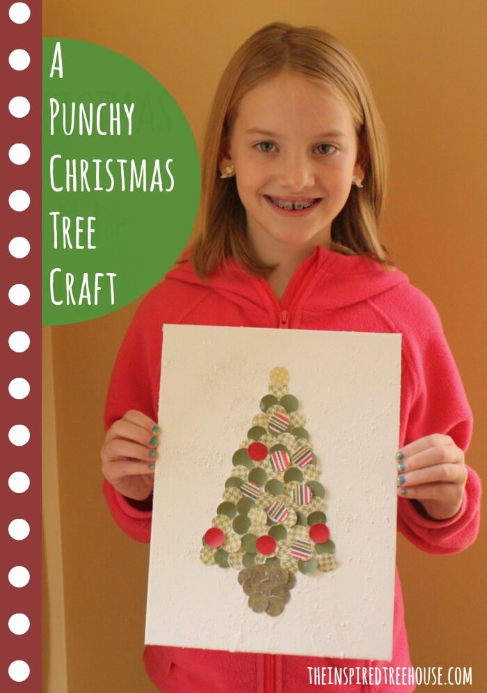 fine motor activities punchy christmas tree