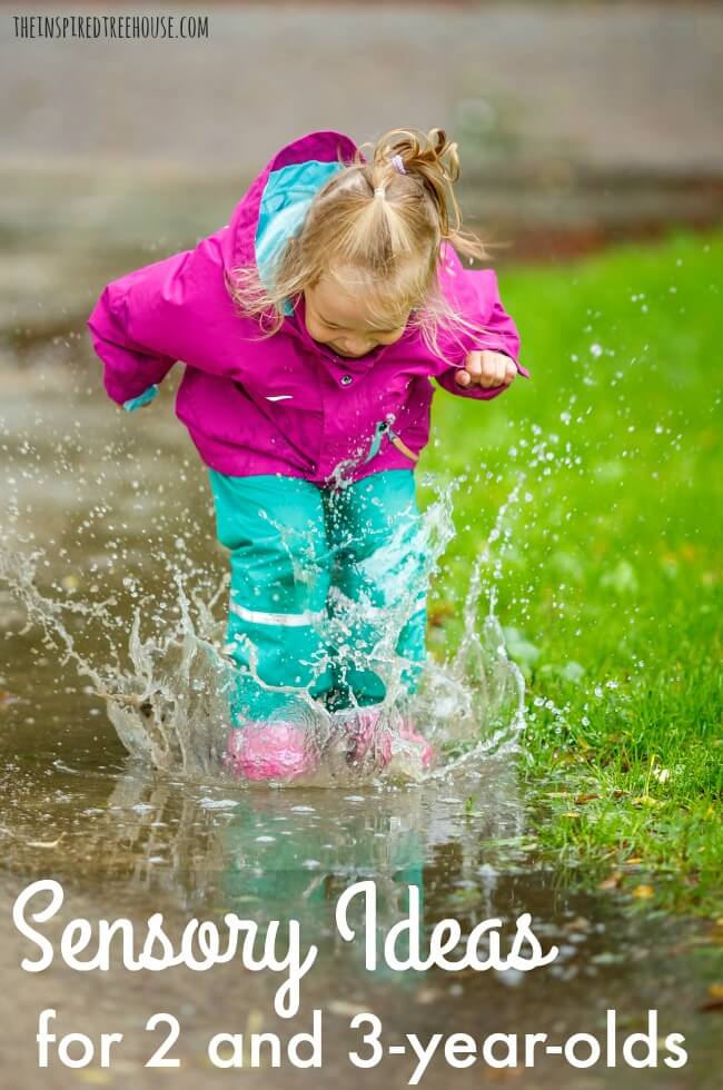 The Inspired Treehouse - These fun sensory ideas for 2 and 3-year-olds are great for supporting healthy development.
