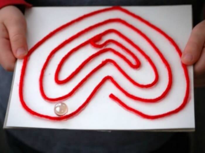 valentine crafts marble maze featured