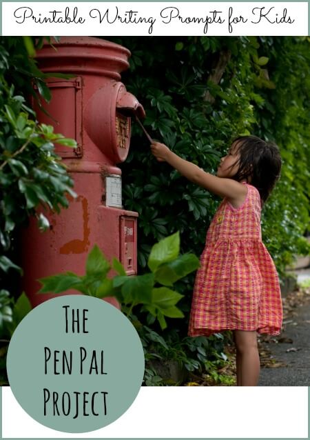 Writing Prompts for Kids Pen Pal Project Title