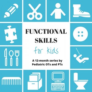 functional skills for kids blog hop image
