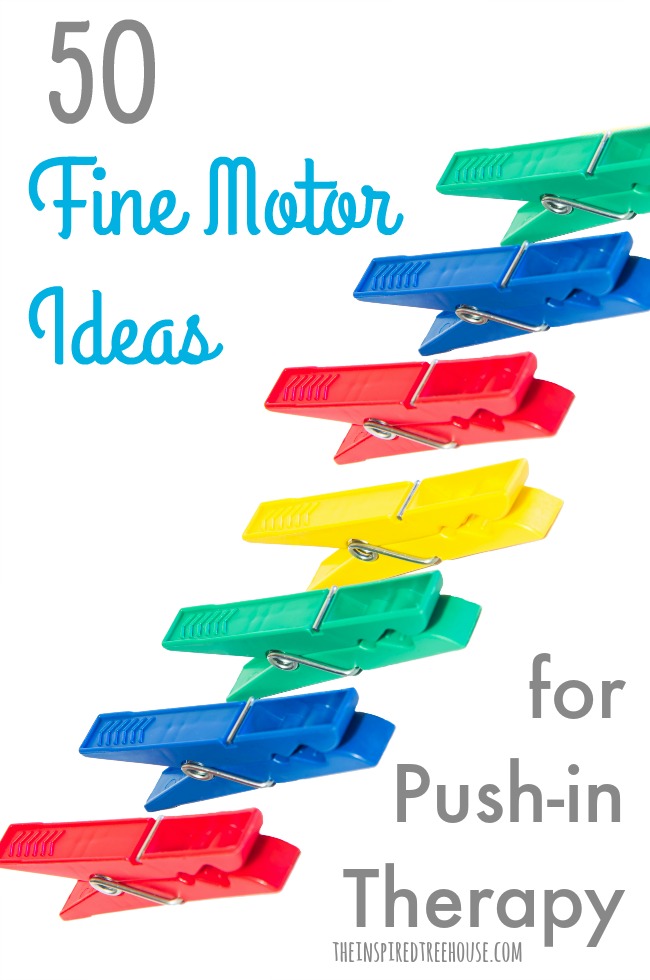 The Inspired Treehouse - Fine motor and gross motor classroom center activities are a great way for teachers and therapists to pack some extra punch when it comes to developmental skills!
