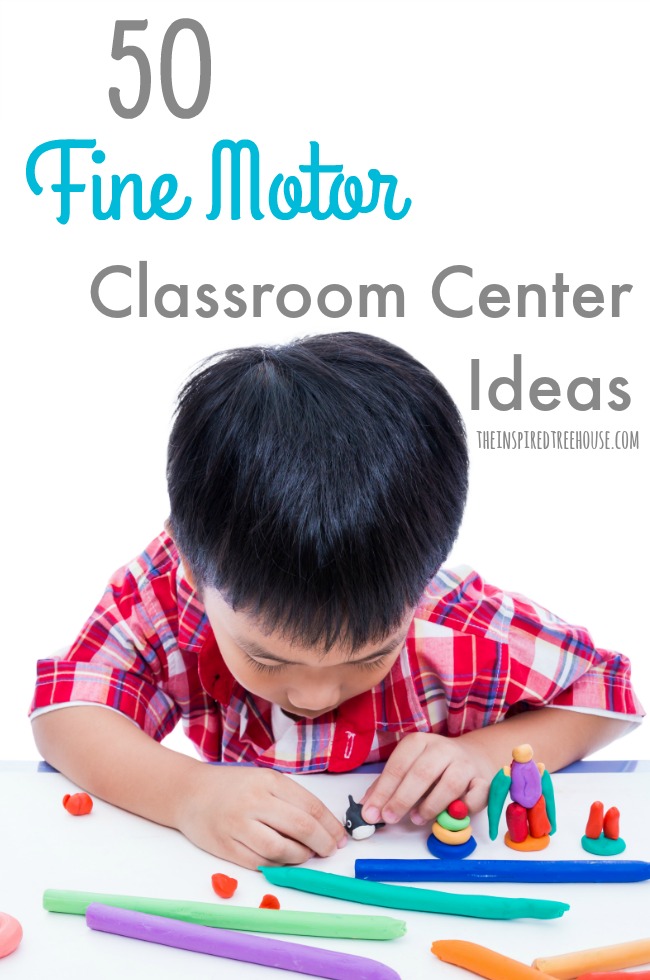 The Inspired Treehouse - Fine motor and gross motor classroom center activities are a great way for teachers and therapists to pack some extra punch when it comes to developmental skills!