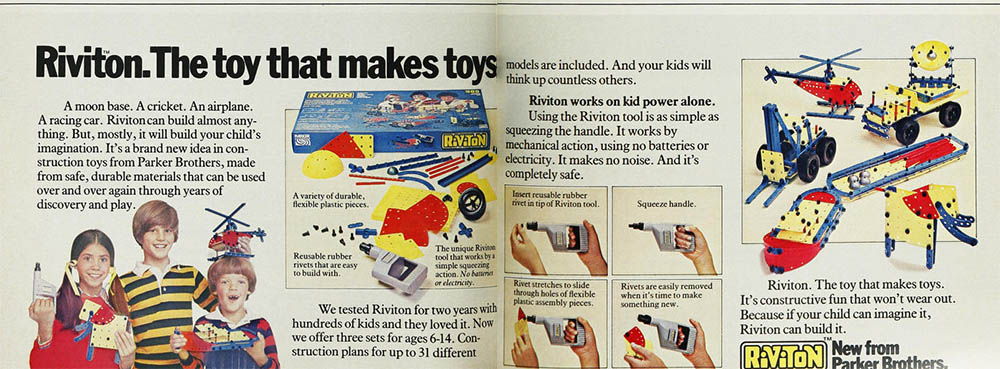 Popular Toys 1977 - Parker Brothers Riveton