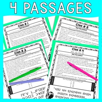 Growth Mindset #2 ESCAPE ROOM - Reading Comprehension - Back to School - Image 4