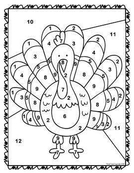 Thanksgiving Color by Number : Would You Rather? - Image 2
