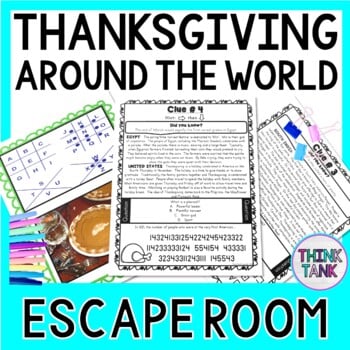 Thanksgiving Around the World Escape Room!   Thanksgiving-like traditions