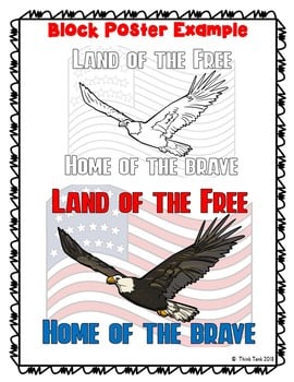 Land of the Free Collaborative Poster! Team Work - Veteran's Day - Memorial Day - Image 3