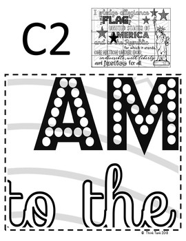 Pledge of Allegiance Collaborative Poster - Back to School - Bulletin Board - Image 3