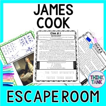 Captain James Cook ESCAPE ROOM: European Explorers
