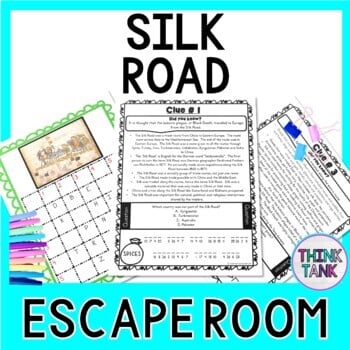 Silk Road ESCAPE ROOM - Ancient China - Reading Comprehension