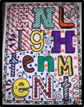 Enlightenment Color by Number and Text Marking : Locke and Montesqueiu - Image 4
