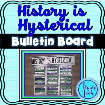 U.S. History Jokes Bulletin Board - Classroom Posters