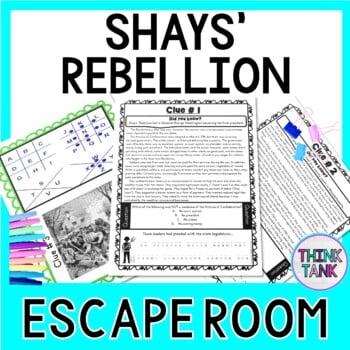 Shays Rebellion ESCAPE ROOM: Daniel Shays | Riot Act
