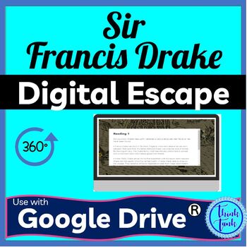 Sir Francis Drake DIGITAL ESCAPE ROOM for Google Drive® Distance Learning