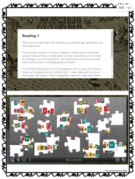 Sir Francis Drake DIGITAL ESCAPE ROOM for Google Drive® Distance Learning - Image 2