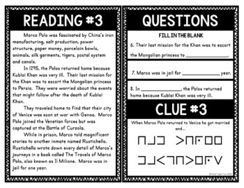 Marco Polo Escape Room Activity - Image 2