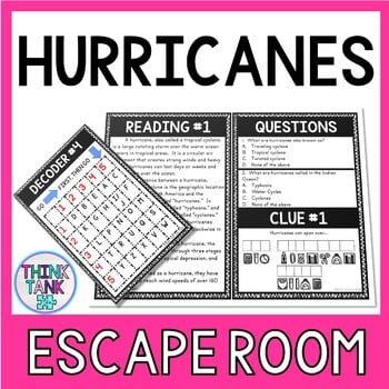 Hurricanes Escape Room Activity