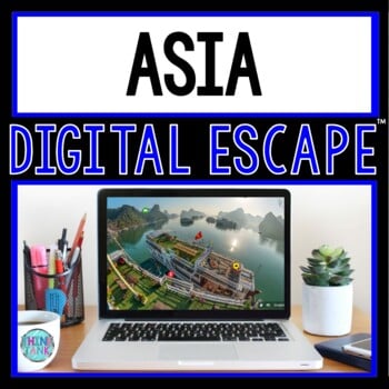 Asia DIGITAL ESCAPE ROOM for Google Drive® | Geography | Continents