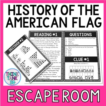 American Flag Escape Room Activity