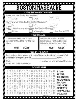 Revolutionary War Causes Reading Passages - Text Marking + Word Search - Image 3