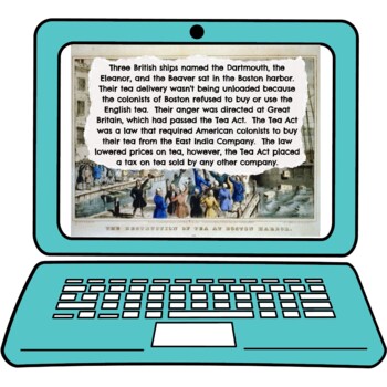 Boston Tea Party Interactive Google Slides™ Presentation | Distance Learning - Image 2