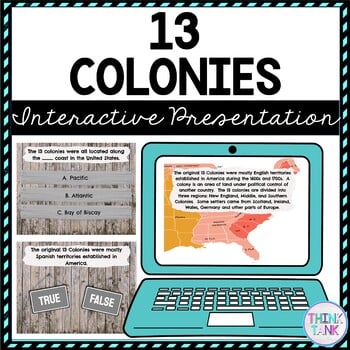 13 Colonies Interactive Google Slides™ Presentation | Distance Learning