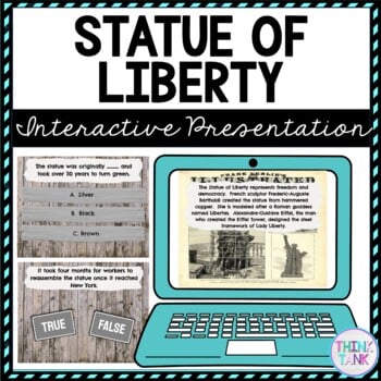 Statue of Liberty Interactive Google Slides™ Presentation | Distance Learning