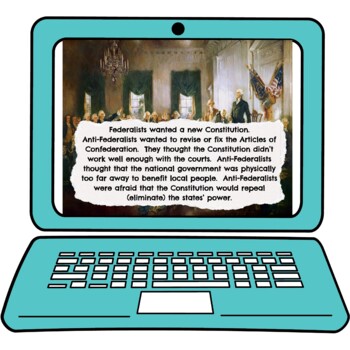 Federalists & Anti-Federalists Interactive Google Slides™ | Distance Learning - Image 2