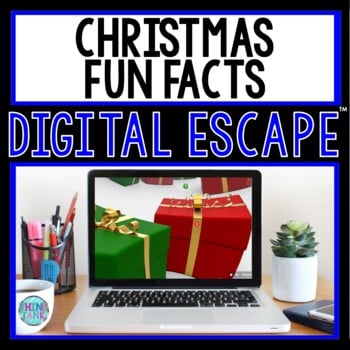 Christmas Fun Facts DIGITAL ESCAPE ROOM for Google Drive® | Holiday Fun