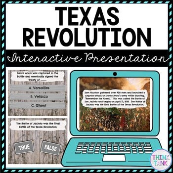 Texas Revolution Interactive Google Slides™ Presentation | Distance Learning