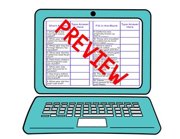 California Gold Rush Secret Message Activity for Google Sheets™ - Image 3