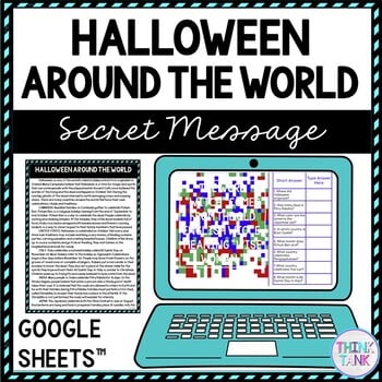 Halloween Around the World Secret Message Activity for Google Sheets™