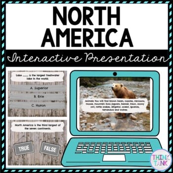 North America Interactive Google Slides™ Presentation | Distance Learning