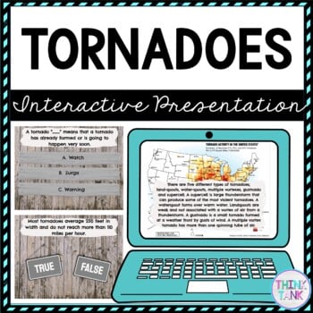 Tornadoes Interactive Google Slides™ Presentation | Distance Learning