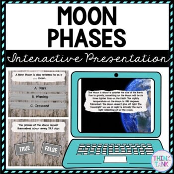 Moon Phases Interactive Google Slides™ Presentation | Distance Learning