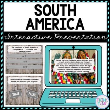 South America Interactive Google Slides™ Presentation | Distance Learning