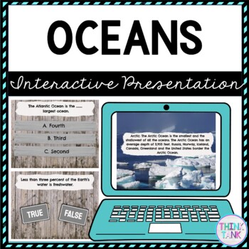 Oceans Interactive Google Slides™ Presentation | Distance Learning | Geography