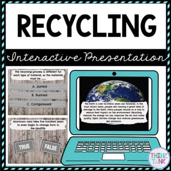 Recycling Interactive Google Slides™ Presentation | Digital | Earth Day
