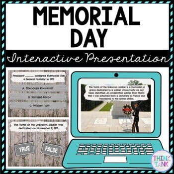 Memorial Day Interactive Google Slides™ Presentation | Distance Learning