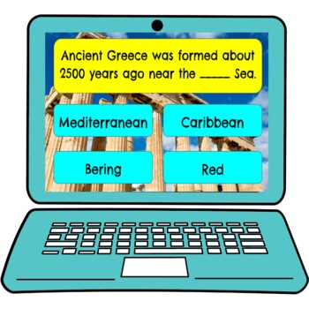 Ancient Greece Review Game Board | Digital | Google Slides | Ancient History - Image 4