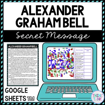 Alexander Graham Bell Secret Message Activity for Google Sheets™